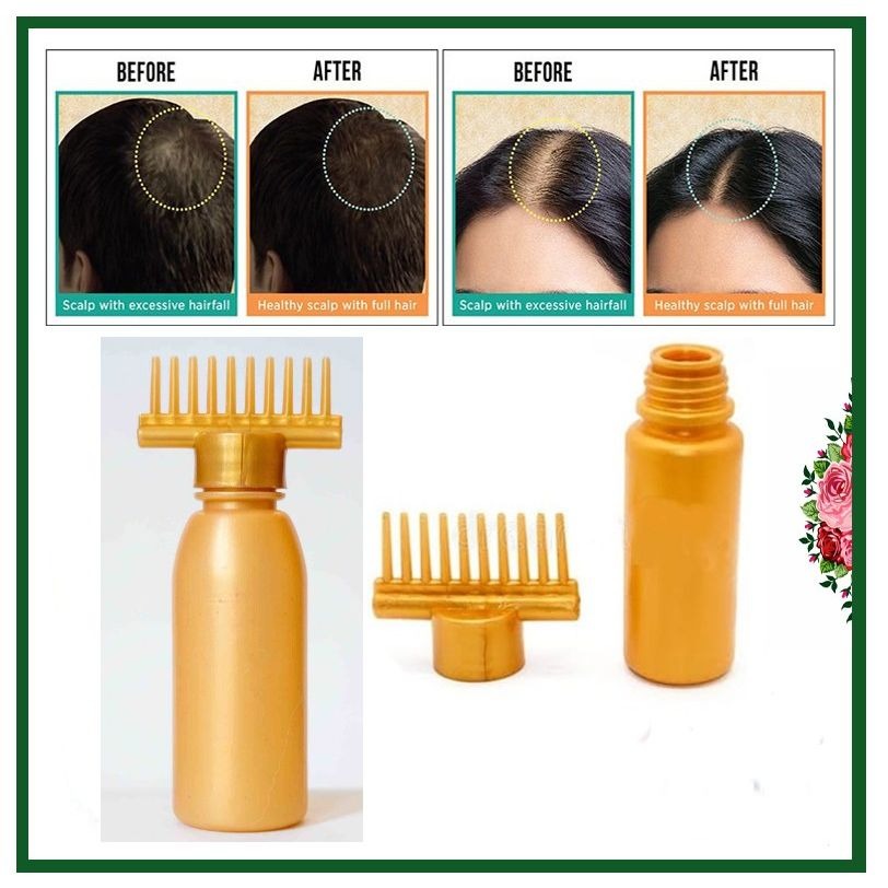 Oil Bottle with comb best for dandruff remover Anti lice Stronger hair