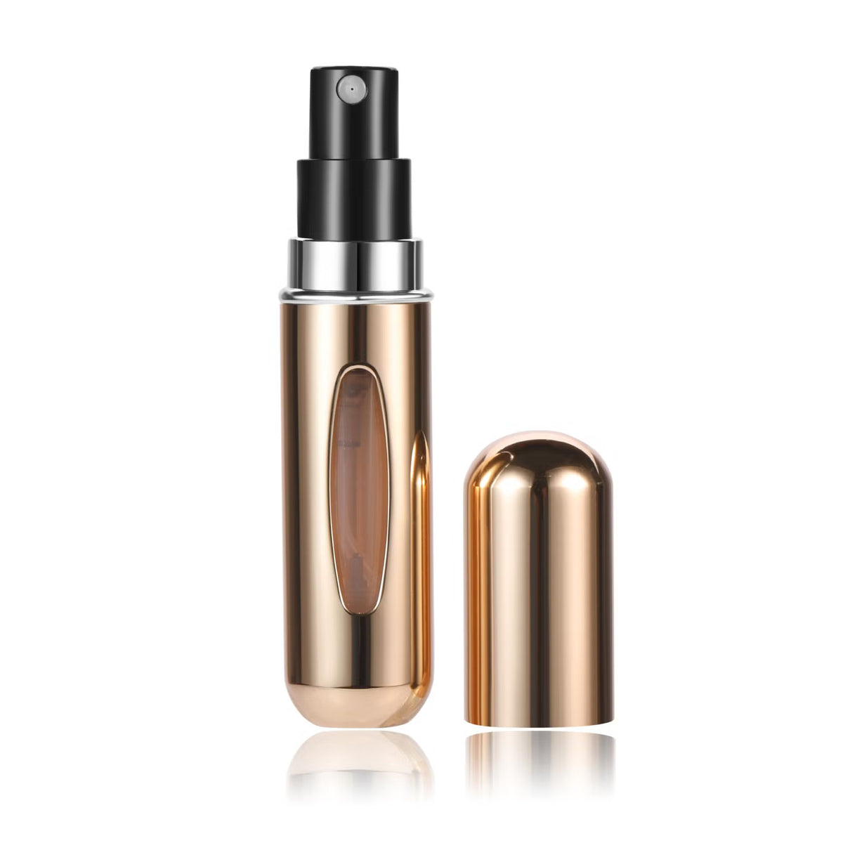 Portable 5ml Perfume Spray Bottle Aluminum Mini Refillable Travel Atomizer Perfume Container Multiple Color