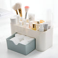 Makeup Organiser Cosmetic Storage Box Multi Functional Desktop Tidy Organiser Holder with Drawer Random Colour